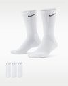 Nike Air Force 1 'White' (Free Nike Everyday Cushioned Socks Included)